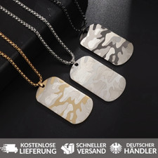 Herren Halskette Tarnmuster
