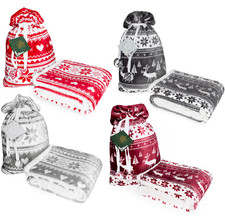 Warme flauschige große