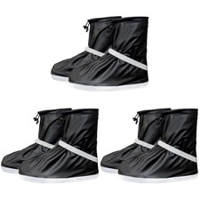  3 Pairs Schuhüberzieher Überzug Schuhe Regen Schuhschutz Regenschuhüberzüge