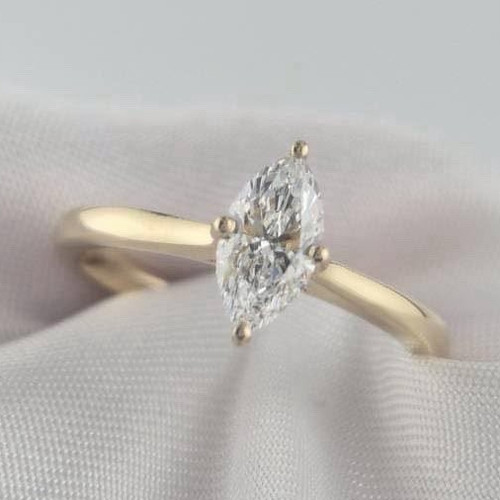 Verlobungsring 14k gelbgold - 14k,