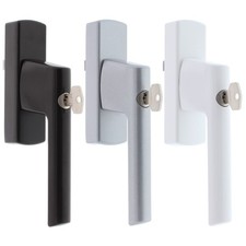 Siegenia Getriebegriff Si-line ALU abschließbar LM4200 LM3200 weiß braun silber