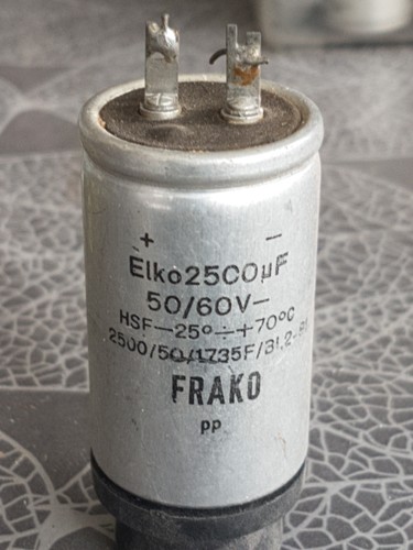 Becherkondensator - , (elko)