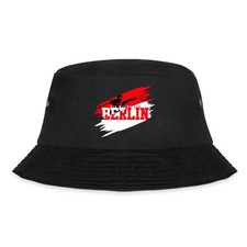 Die Macht Aus Berlin Rot-Weiß Fußball Fan Bucket Hat
