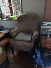 Ohrensessel mit Hocker und Chaisselong Sofa Polstersessel