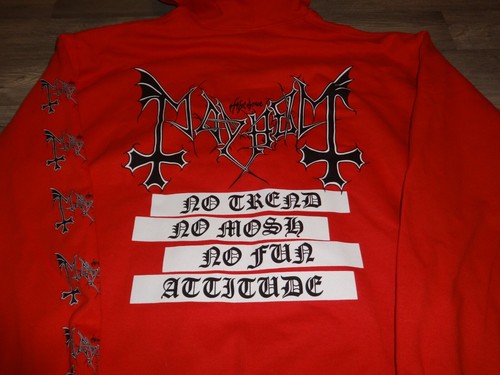 Mayhem hoodie sweatshirt - sweatshirt, black