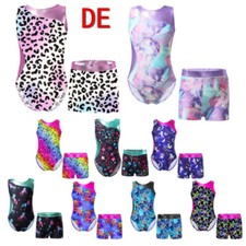 DE Mädchen Turnanzug Shorts