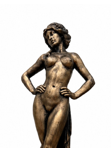 Frauen akt figur bronze - akt,