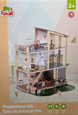 Playland Puppenhaus XXL Holz Spielzeug Puppenstube Spielhaus LED Stehlampe
