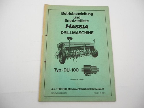 Original hassia du100 - hassia,
