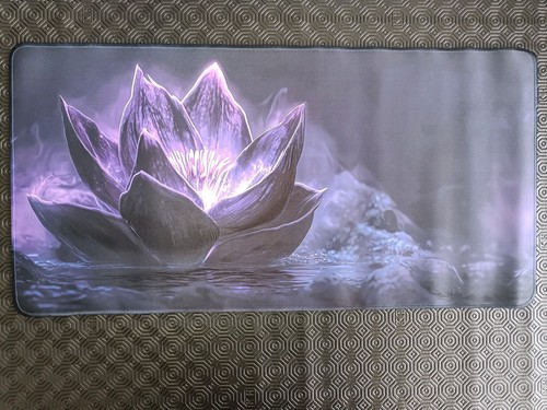 Black lotus playmat tcg - lotus,
