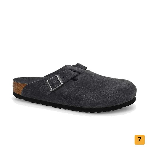 Romika suede clog mule - clog, dark