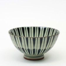 Reisschale mit Doppelstreifen