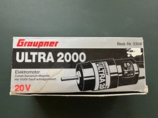 Graupner Ultra 2000 Elektromotor 20 V – gebraucht, mit OVP – Rarität