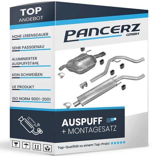 Auspuffanlage für opel - für, vectra