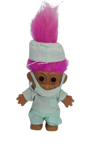 Troll figur vintage outfit - figur,