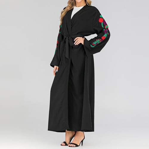 Damen stickerei langer - damen,