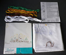 Balina Stick-Tischdecke 80x80 - Stickpackung WEIHNACHTEN IM DORF (angefangen)