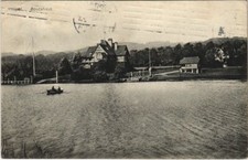 Old postcard Essen hill