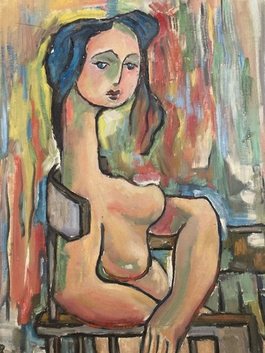 Gemälde frau karton - gemälde,