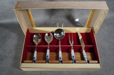 ABS Haushaltsset Exklusiv Porzellangriffe Zwiebelmuster Modell 700 DDR VEB Auer