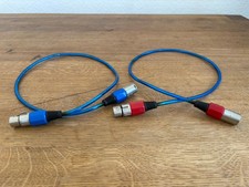 XLR Kabel Paar 80 cm Audio Interconnect Symmetrisch