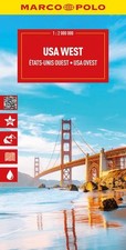 MARCO POLO Reisekarte USA West
