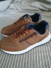 ** flotte Sneaker * Gr. 43 * braun *  1x  getragen