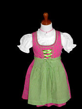 " smart & pretty " Kinder, Mädchen  Dirndl, pink, 3 teilig, Gr. 128 , neu