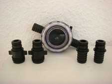 Jabsco Trinkwasser Schmutzfilter Wasserfilter + 4 Adapter für Boot oder Yacht WC