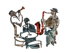 Wanddeko musiker jazzband - musiker,