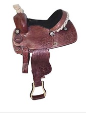 Western Pony Reitsattel Leder