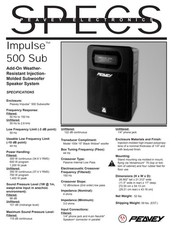 Peavey Impulse 500 Subwoofer