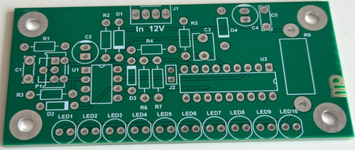 Lm3915 audio meter pcb - lm3915,