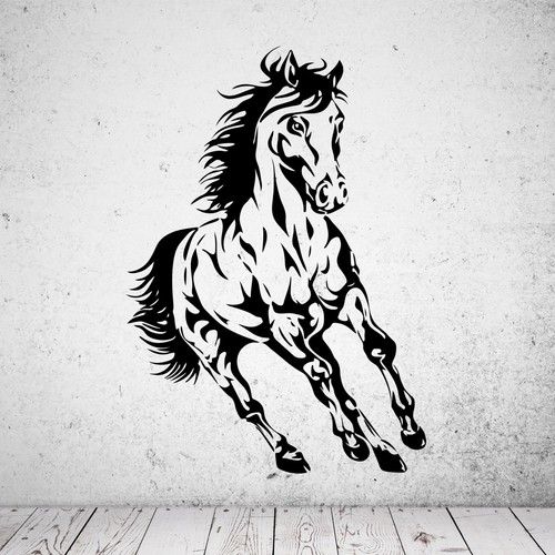 Wandtattoo mustang wildpferd - wandtattoo,