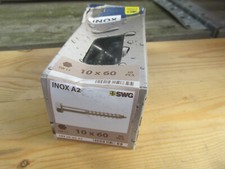 20Stück Holzschrauben Sechskantkopf 10x60mm Edelstahl A2 DIN 571 / ContPal8aK4