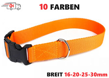 Hundehalsband Nylonhalsband Halsband Hund Breit (16-30mm) ROBUST Band