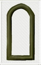 1 Paar BW Rangabzeichen Heer