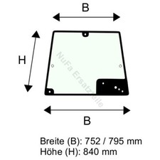 Heckscheibe, Glasscheibe für