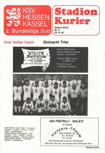 Fussball programmheft 80 81 - fussball-programmheft,