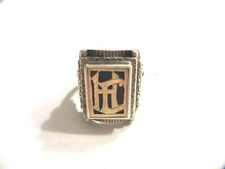 Antiker Siegelring Silber/Gold