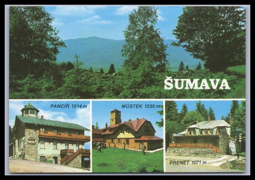 Ansichtskarte sumava - ansichtskarte,