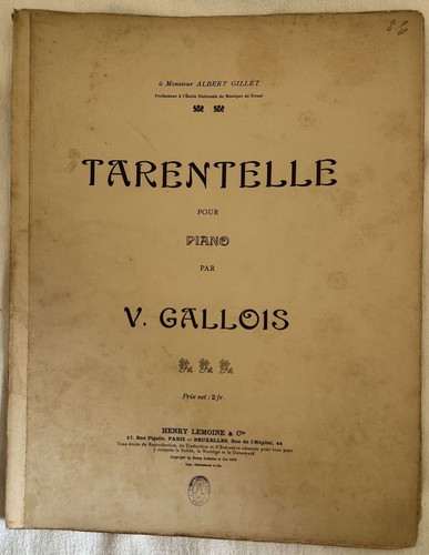 Gallois tarentelle - v.,