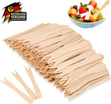 Einweg-Holzgabeln für Snacks