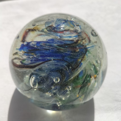 Glaskugel bunt paperweight mit - glaskugel,