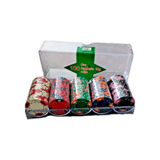 Pokerchips Jetons 100 Stück