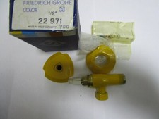 Friedrich Grohe Kiwa color gelb 22971 Heizungsventil 1/2 Neu Ovp (K23)