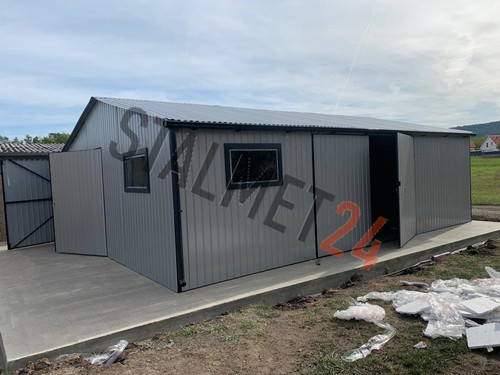 Blechgarage 6x7x2 65m - blechgarage, 6x7x2,65m