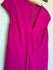 NEU (KP EUR 200) * RIANI Kleid Midikleid pink lila mit Schlitz Gr. 40