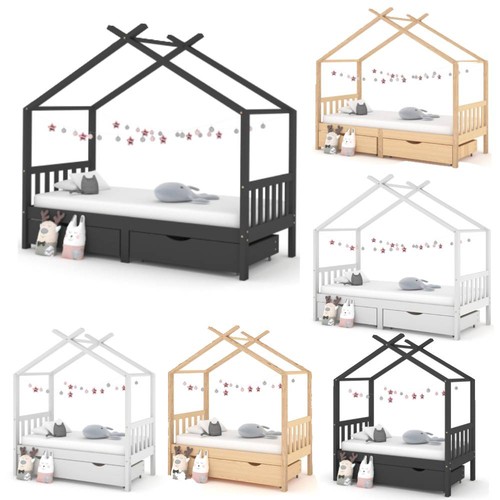 Kiefer kinderbett mit - kiefer,