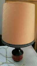 TRUE VINTAGE VEB DDR Tischlampe Lampe Stoffschirm Wohnzimmer Stehlampe